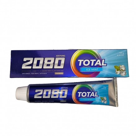 Зубная паста освежающая с экстра мятным вкусом 2080 Total Ice Mint Toothpaste
