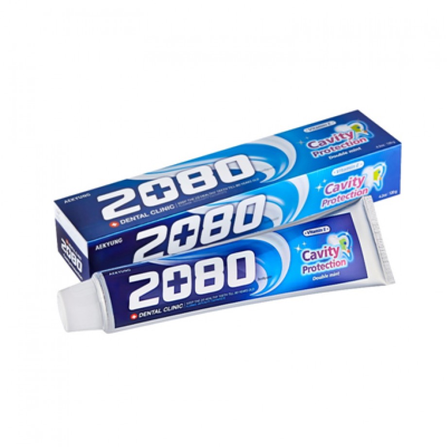 Зубная паста "натуральная мята" Dental Clinic 2080 Cavity Protection - для путешествий - 20 г