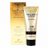 Золотая маска-пленка с коллагеном 3W Clinic Collagen Luxury Gold Peel Off Pack