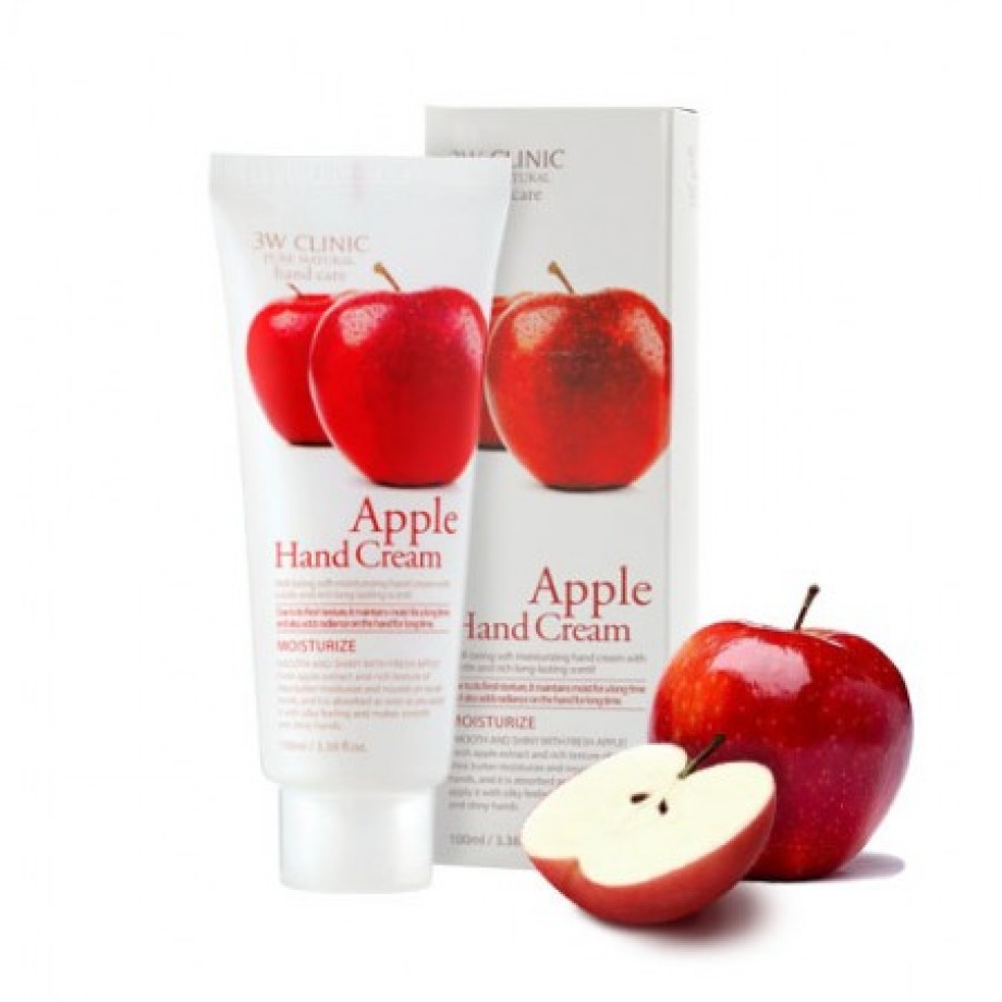 Крем для рук с экстрактом яблока 3W Clinic Apple Hand Cream