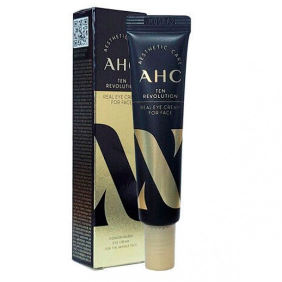 Антивозрастной крем для век с эффектом лифтинга AHC Ten Revolution Real Eye Cream For Face - 12 мл