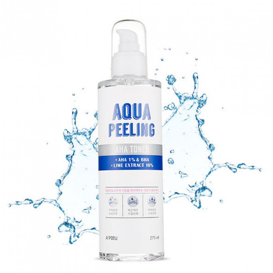 Пилинг-тоник для лица с AHA-кислотами A'PIEU Aqua Peeling AHA Toner