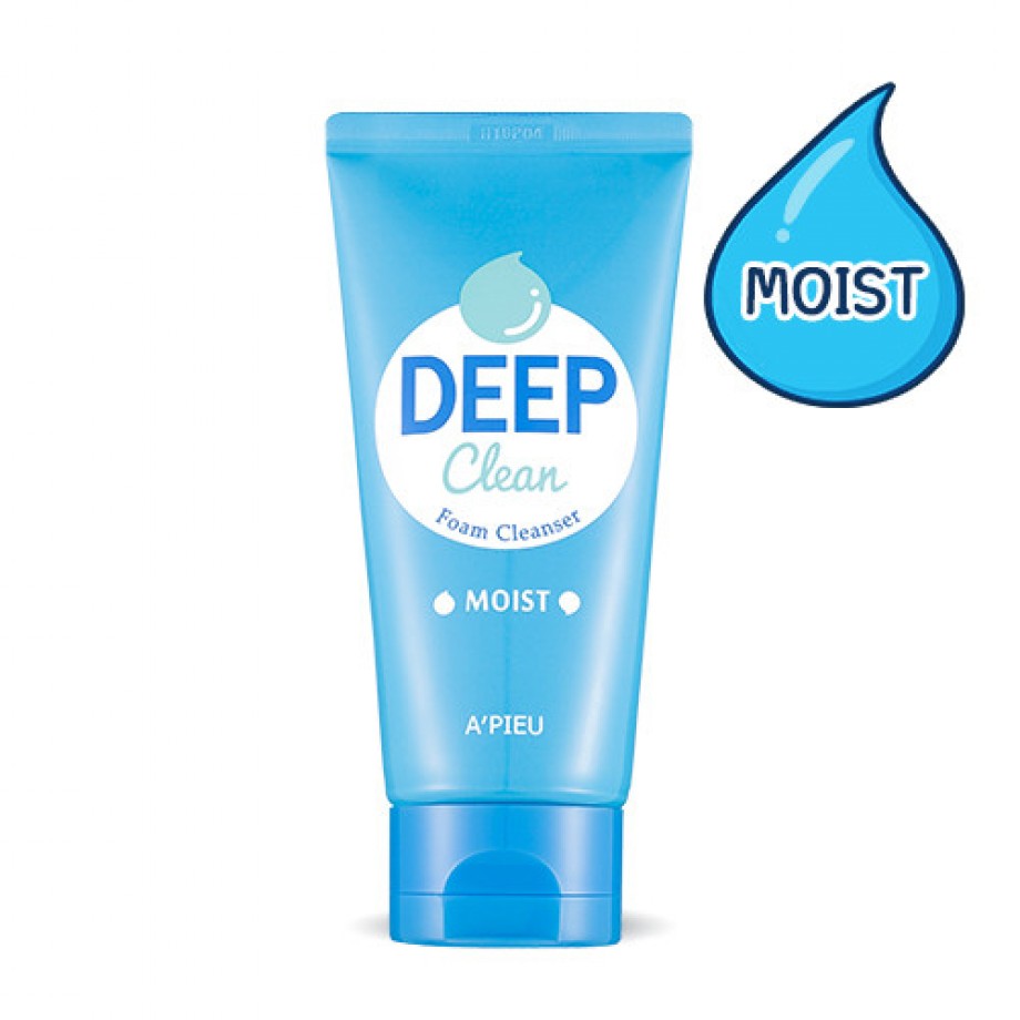 Пенка для глубокого очищения кожи увлажняющая A'PIEU Deep Clean Foam Cleanser Moist
