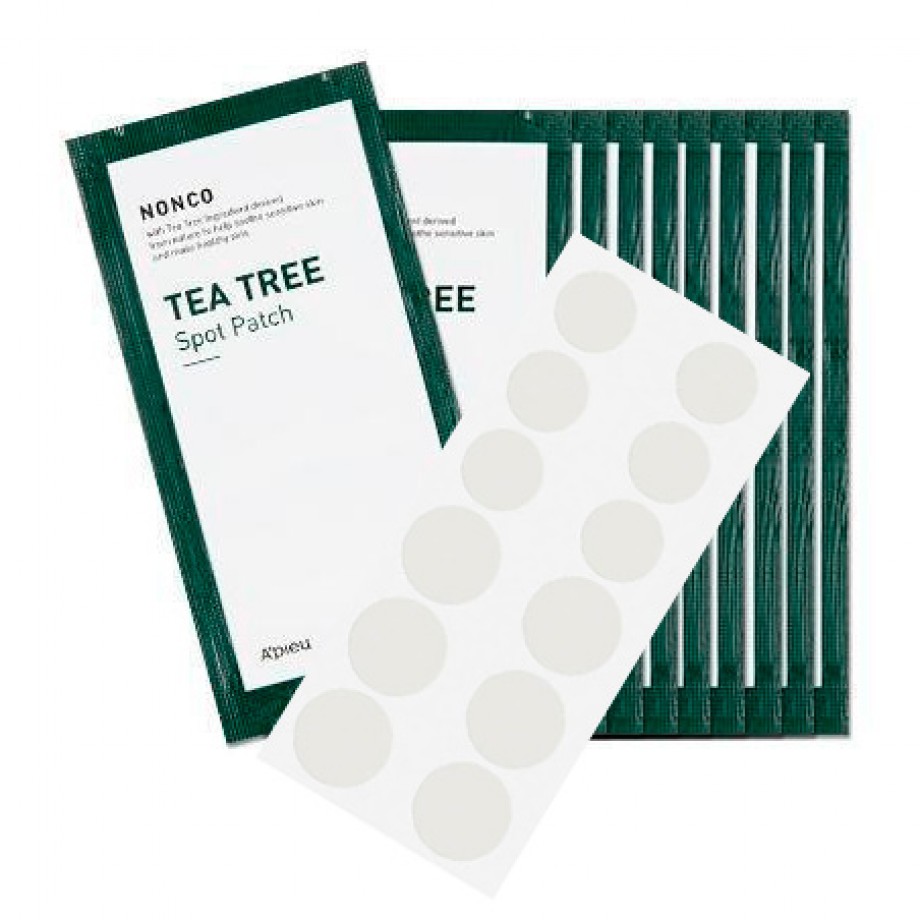 Набор лечебных патчей от акне с чайным деревом A'PIEU Nonco Tea Tree Spot Patch
