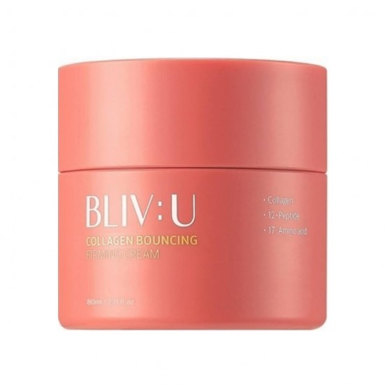 Коллагеновый крем для тургора кожи с пептидами BLIV:U Collagen Bouncing Firming Cream