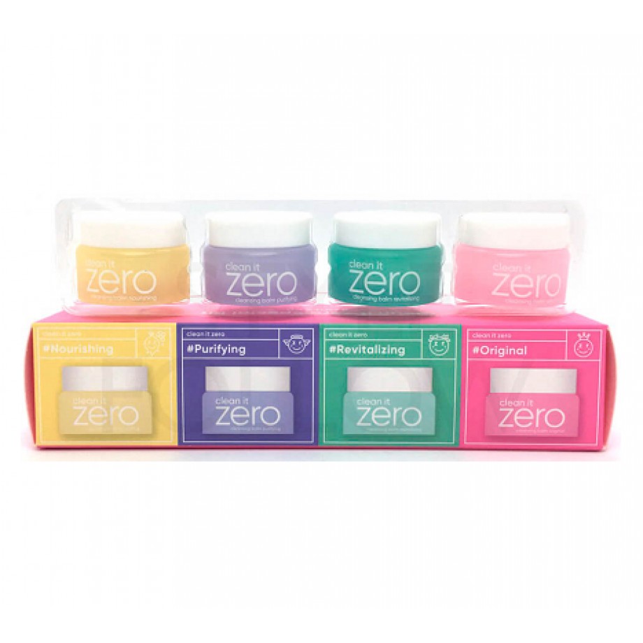 Набор очищающих бальзамов в миниатюре Banila Co Clean It Zero Special Kit - 4 шт