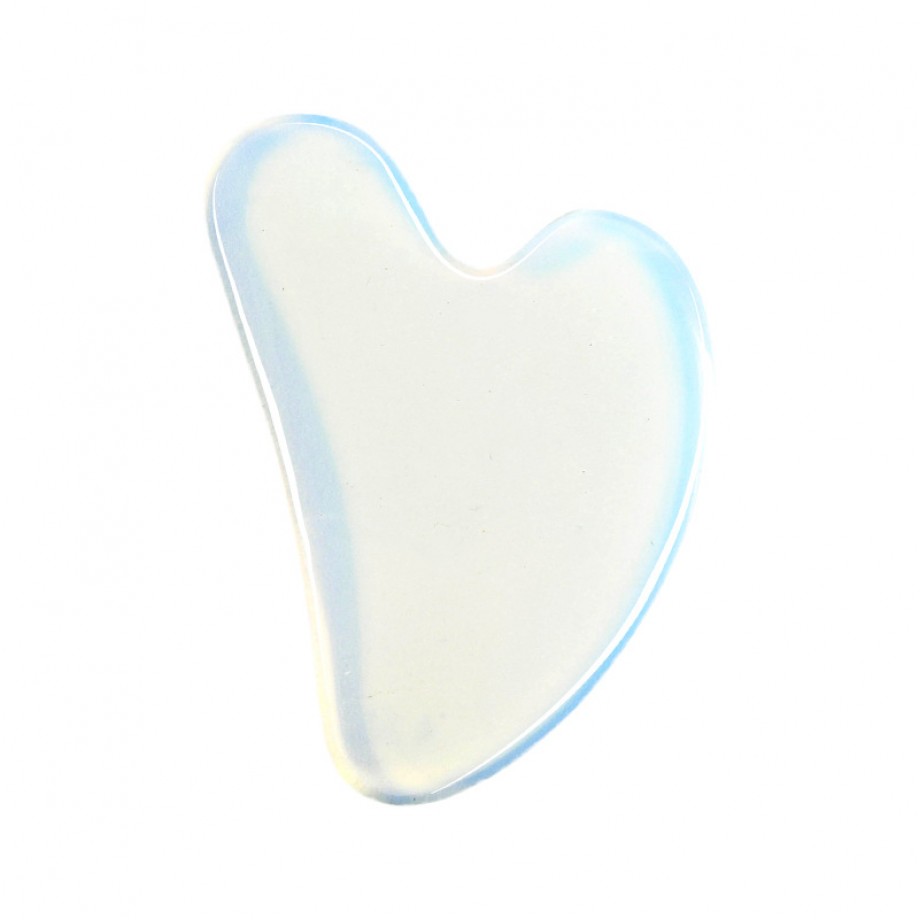 Массажер гуаша для лица из опала Beautystone Scraping Board Opal