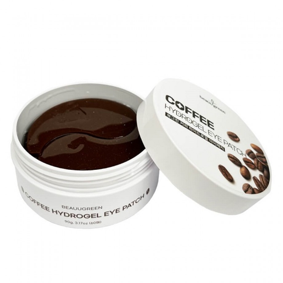 Тонизирующие гидрогелевые патчи с кофеином Beauugreen Coffee Hydrogel Eye Patch