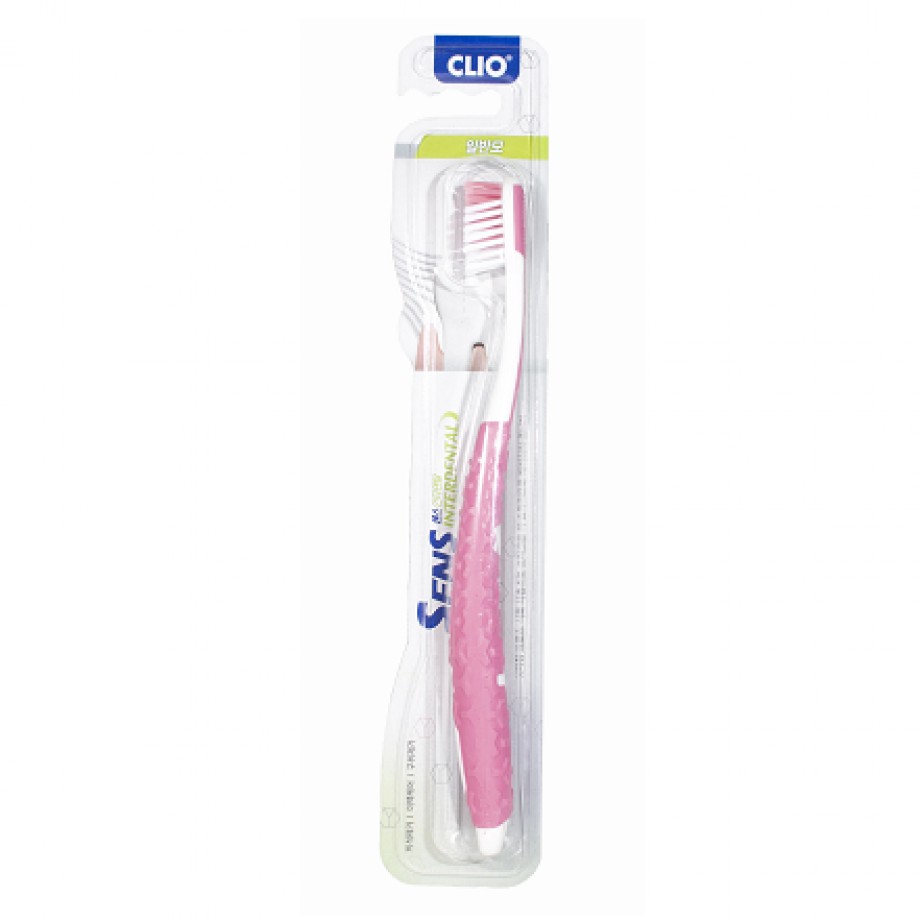 Зубная щетка средней жесткости CLIO Sens Interdental Antibacterial Normal Toothbrush