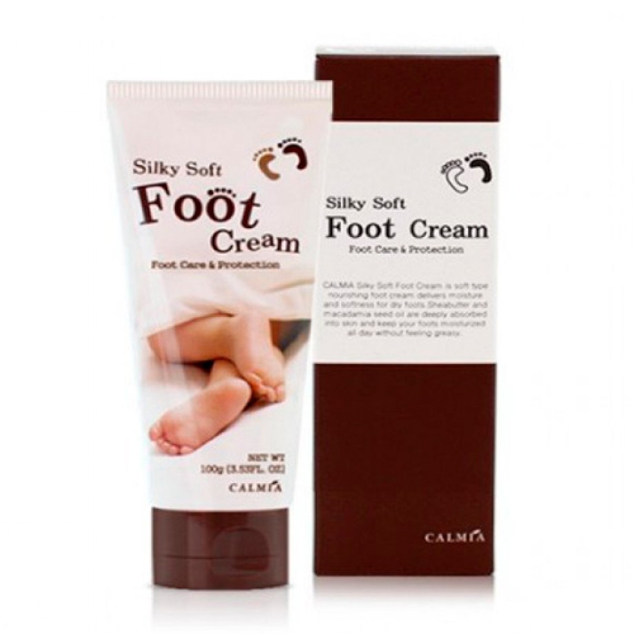 Крем для ног с маслами ши и макадамии Calmia Silky Soft Foot Cream