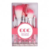 Набор из 9 кистей для макияжа + зеркальце Coringco Make Up Brush Pink Collection