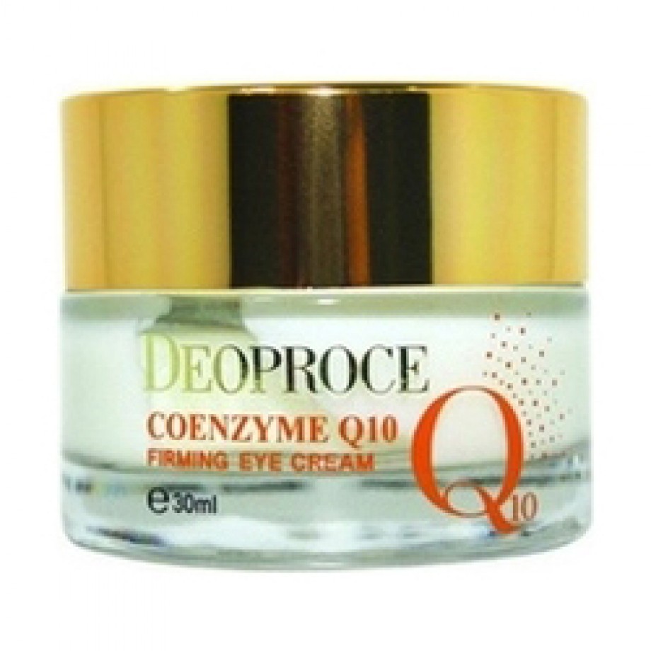Питательный крем для глаз с коэнзимом Q10 Deoproce Coenzyme Q10 Firming Eye Cream