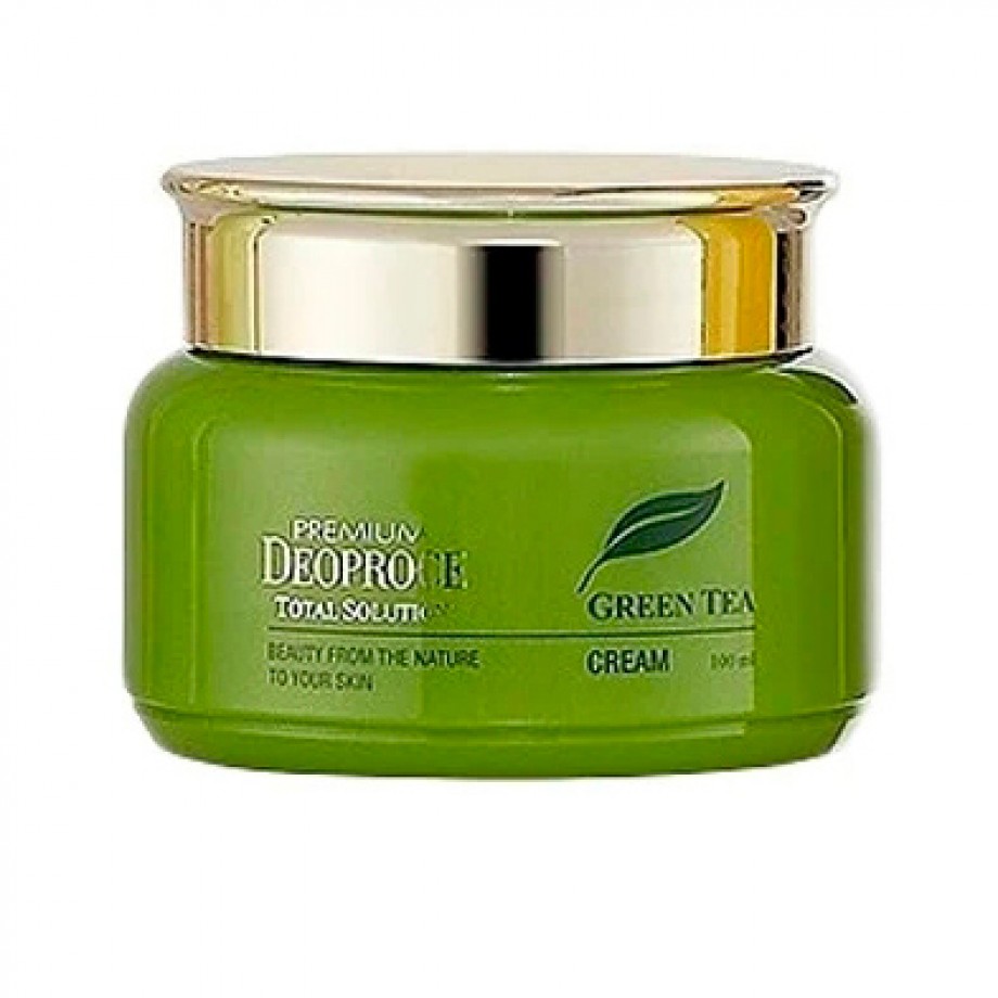 Крем для лица с экстрактом зеленого чая Deoproce Premium Green Tea Total Solution Cream