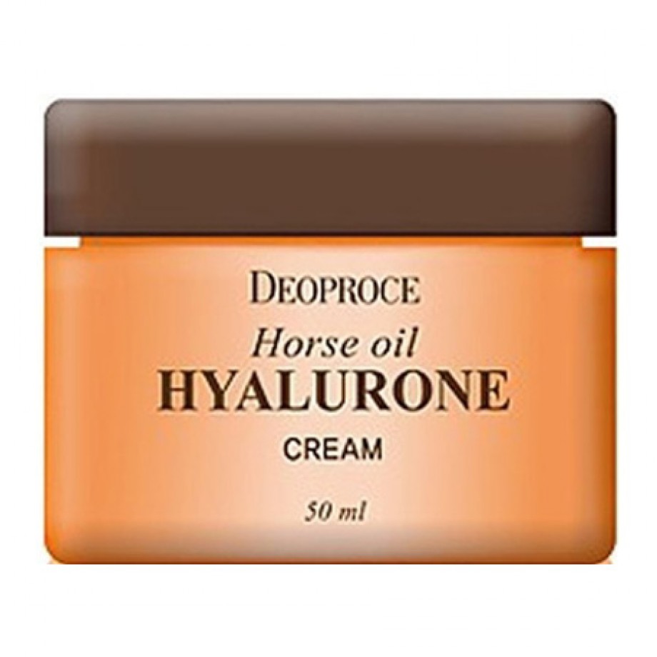 Крем для лица с лошадиным маслом и гиалуроновой кислотой Deoproce Horse Oil Hyalurone Cream