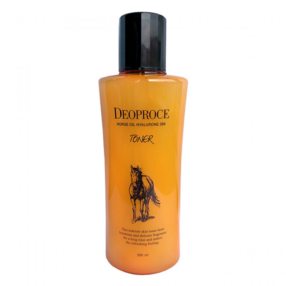 Тонер с лошадиным маслом и гиалуроновой кислотой Deoproce Horse Oil Hyalurone Toner 380
