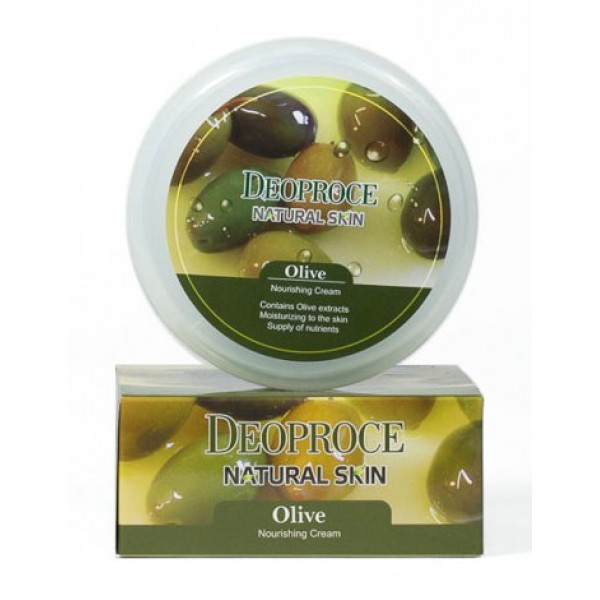 Olive natural. Крем для лица оливковый Корея.