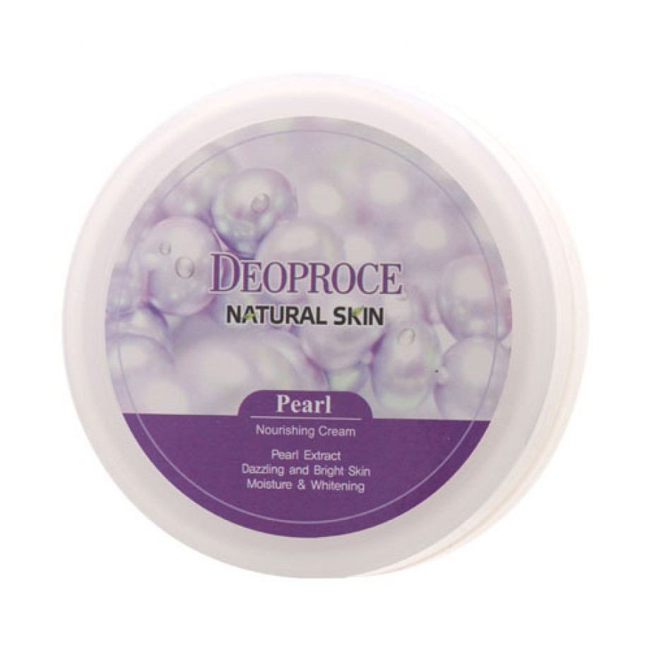Универсальный крем с экстрактом жемчуга Deoproce Natural Skin Pearl Nourishing Cream