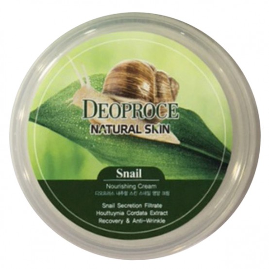 Универсальный крем с муцином улитки Deoproce Natural Skin Snail Nourishing Cream