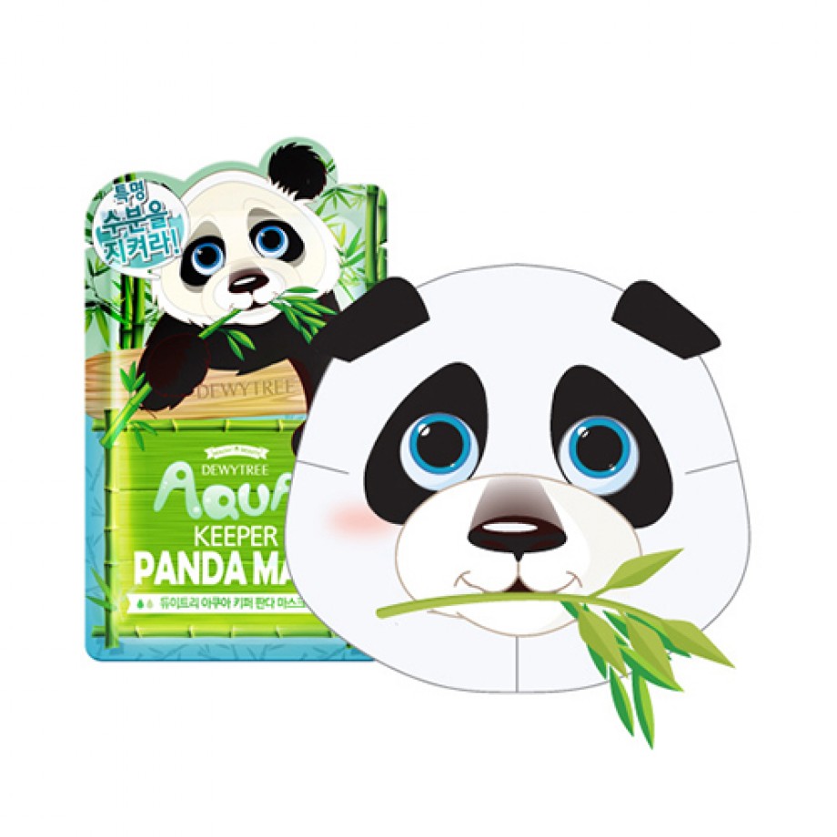 Маска-салфетка в виде панды увлажняющая Dewytree Aqua Keeper Panda Mask