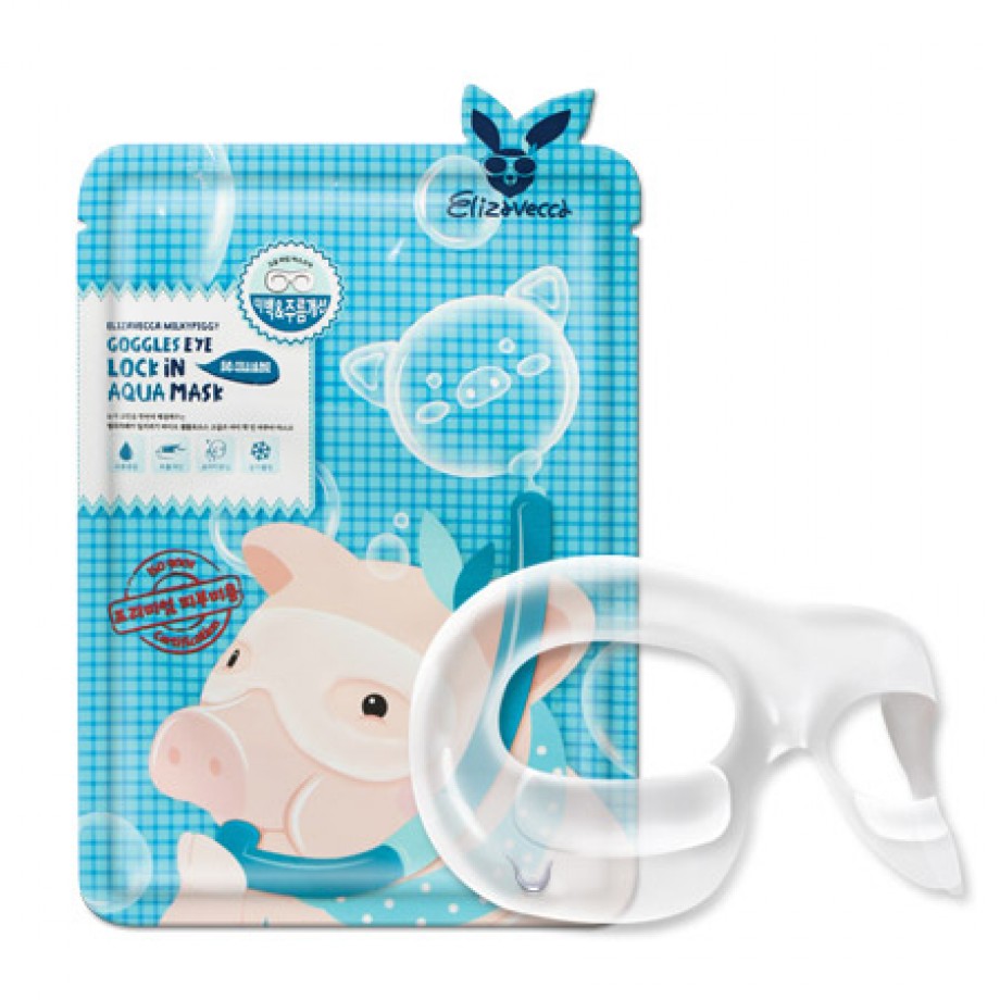Маска-очки для кожи вокруг глаз Elizavecca Milky Piggy Goggles Eye Lock In Aqua Mask