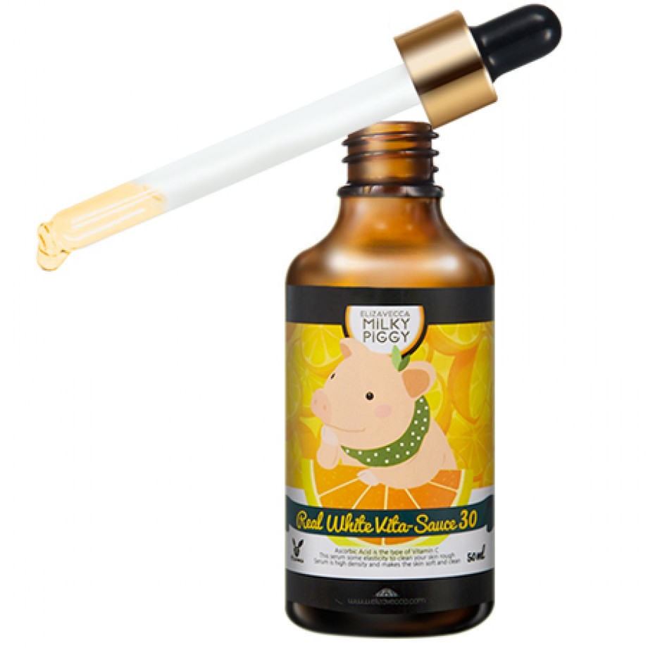 Осветляющая и омолаживающая сыворотка для лица с витамином C Elizavecca Real White Vita-Sauce 30%