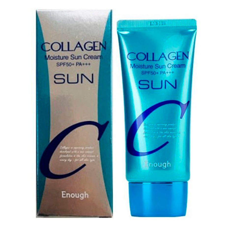 Увлажняющий солнцезащитный крем с коллагеном Enough Collagen Moisture Sun Cream SPF50