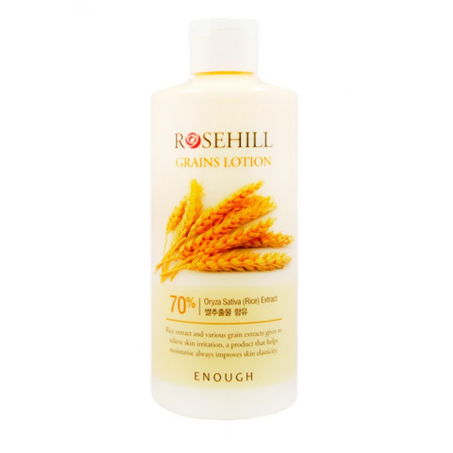 Тонер для лица с экстрактом центеллы азиатской и риса Enough Rosehill Grains Skin