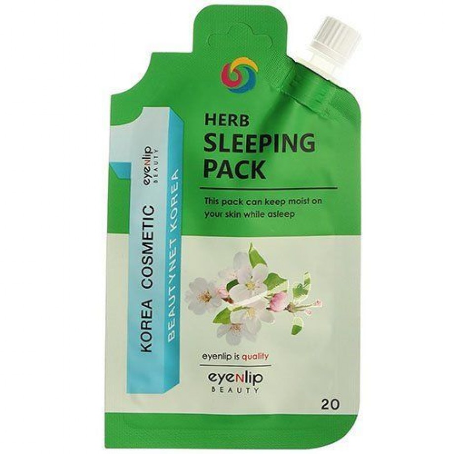 Успокаивающая ночная маска с экстрактами трав Eyenlip Herb Sleeping Pack