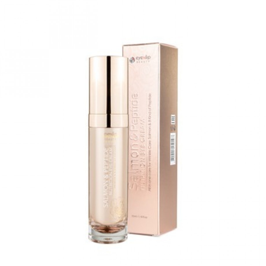 Омолаживающий питательный крем для век с маслом лосося Eyenlip Salmon & Peptide Nutrition Eye Cream