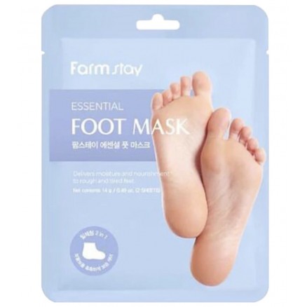 Маска-носочки для ног с гиалуроновой кислотой и мёдом FarmStay Essential Foot Mask