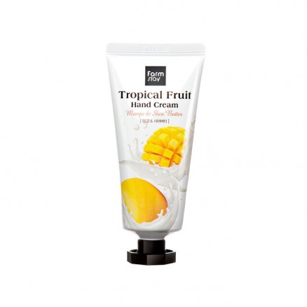 Увлажняющий крем для рук с манго и маслом ши FarmStay Tropical Fruit Hand Cream Mango