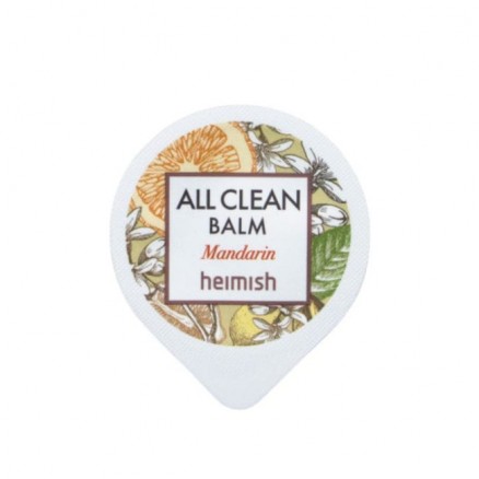 МИНИАТЮРА Очищающий бальзам для снятия макияжа с мандарином Heimish All Clean Balm Mandarin - 5 мл