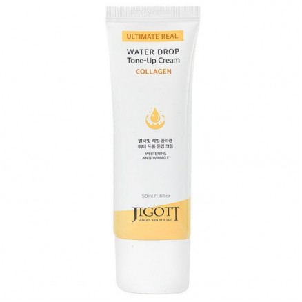 Крем для лица антивозрастной с коллагеном JIGOTT Ultimate Real Collagen Water Drop Tone Up Cream