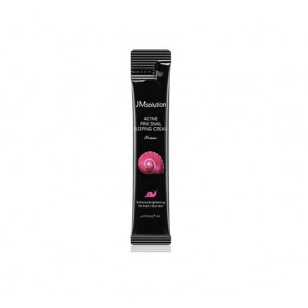 Обновляющая ночная маска с муцином улитки JMsolution Active Pink Snail Sleeping Cream Prime