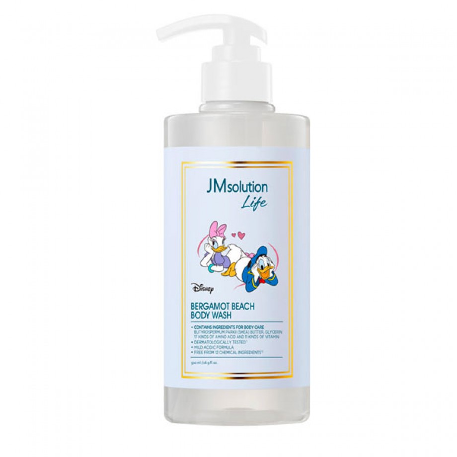 Гель для душа с экстрактом бергамота JMSolution Life Disney Collection Bergamot Beach Body Wash