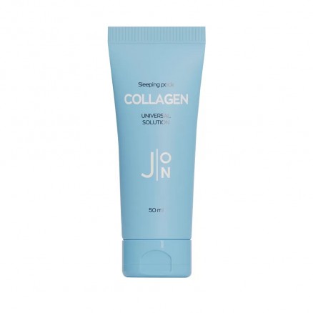 Ночная увлажняющая маска с коллагеном J:ON Collagen Universal Solution Sleeping Pack - тюбик 50 г