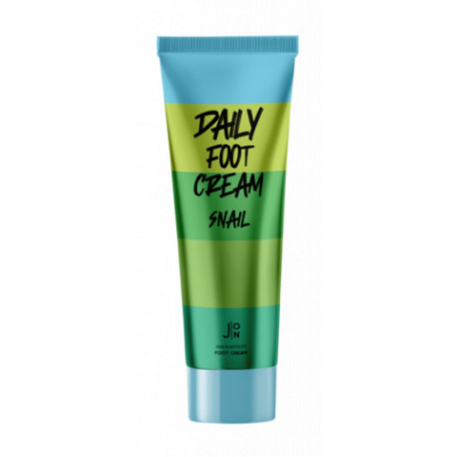 Крем для ног с муцином улитки J:ON Snail Daily Foot Cream