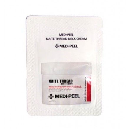 ПРОБНИК Подтягивающий крем для шеи с пептидным комплексом MEDI-PEEL Naite Thread Neck Cream