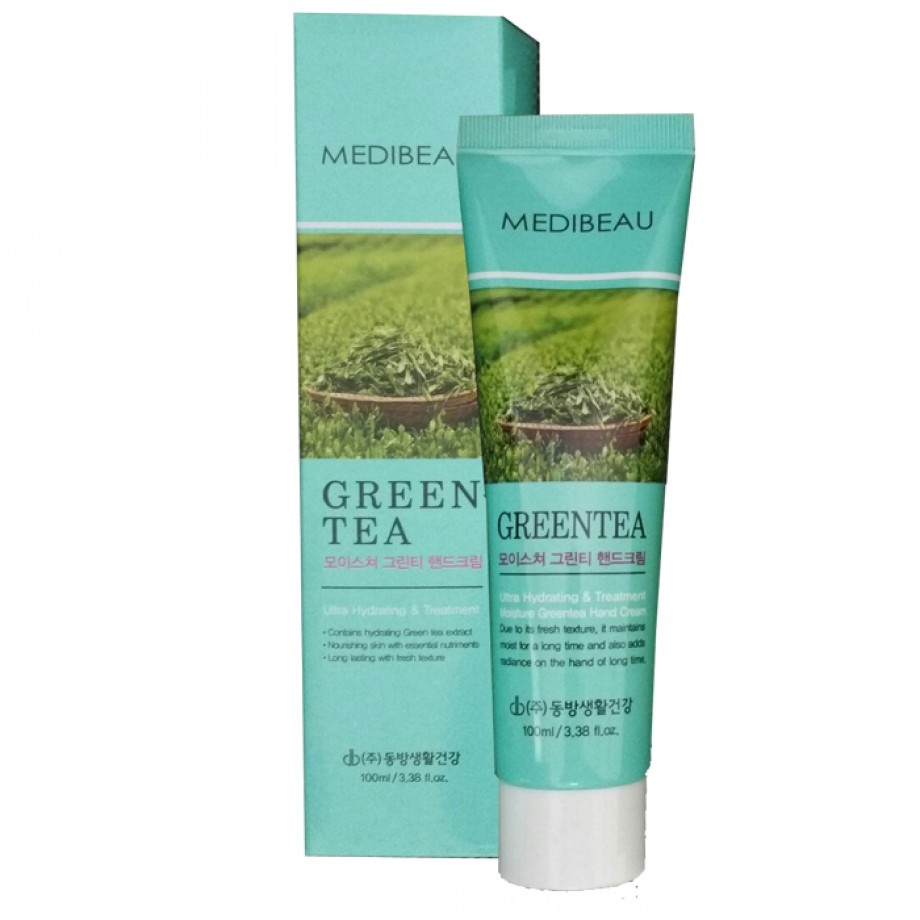 Крем для рук с зеленым чаем Juno Medibeau Ultra Hydrating & Treatment Moisture Green Tea Hand Cream