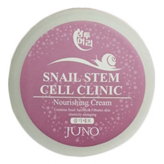Питательный крем со стволовыми клетками и улиточным муцином Juno Medibeau Snail Stem Cell Clinic Nourishing Cream