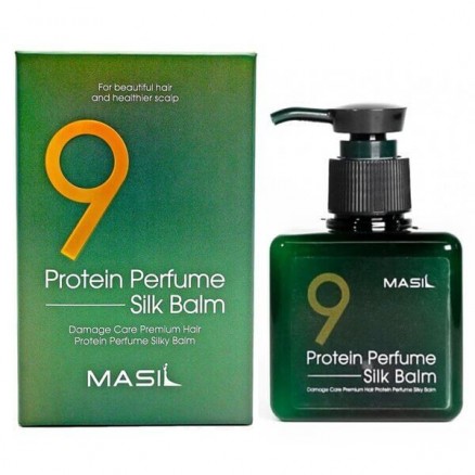 Несмываемый протеиновый бальзам для поврежденных волос Masil 9 Protein Perfume Silk Balm - 180 мл
