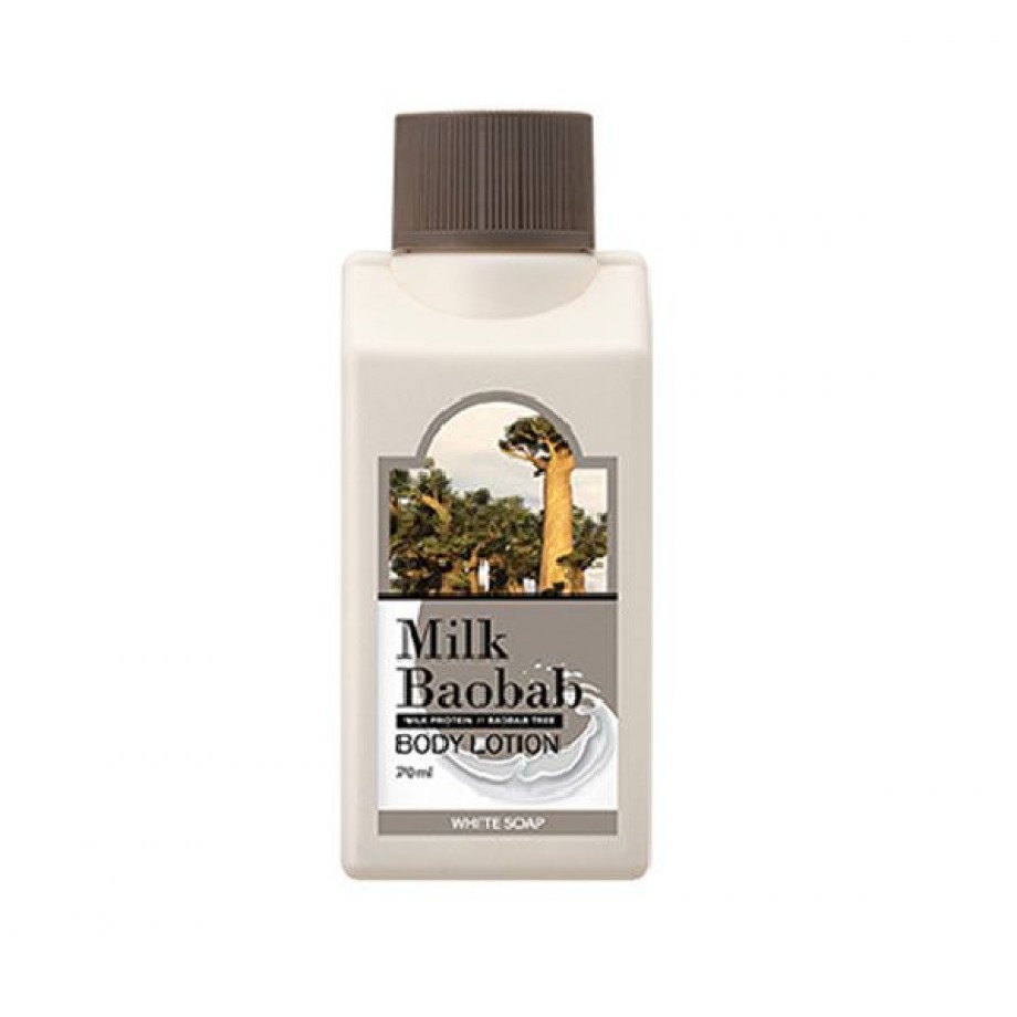 Лосьон для тела с ароматом белого мыла Milk Baobab Body Lotion White Soap Travel Edition - 70 мл