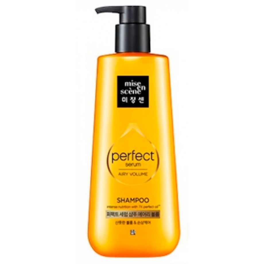 Шампунь для объема поврежденных волос Mise-en-Scene Perfect Serum Airy Volume Shampoo