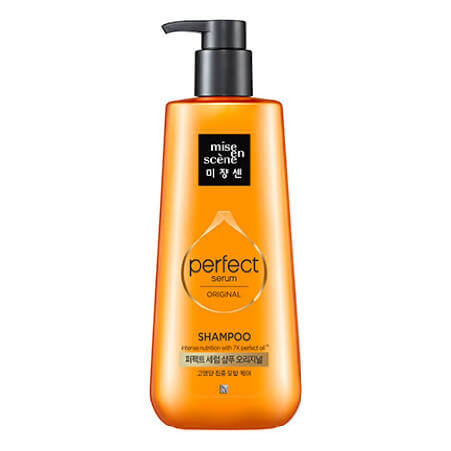 Питательный шампунь для поврежденных волос с 7 маслами Mise-en-Scene Perfect Serum Shampoo