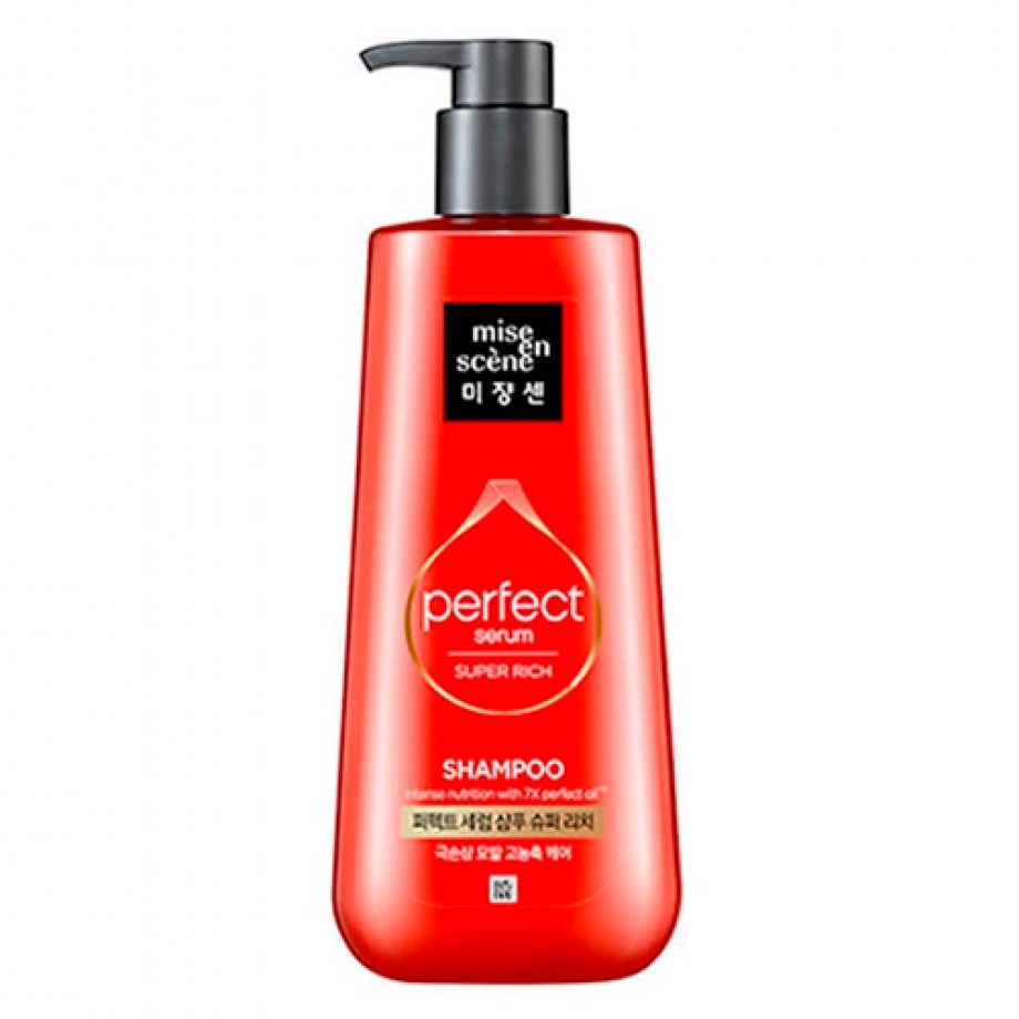 Суперпитательный шампунь для поврежденных волос Mise-en-Scene Perfect Serum Super Rich Shampoo