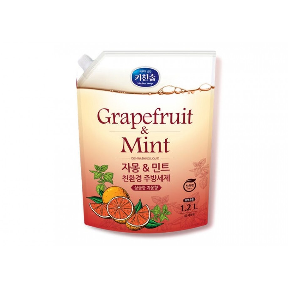 Средство для мытья посуды с грейпфрутом и мятой Mukunghwa Dishwashing Detergent Grapefruit & Mint - 1200 мл
