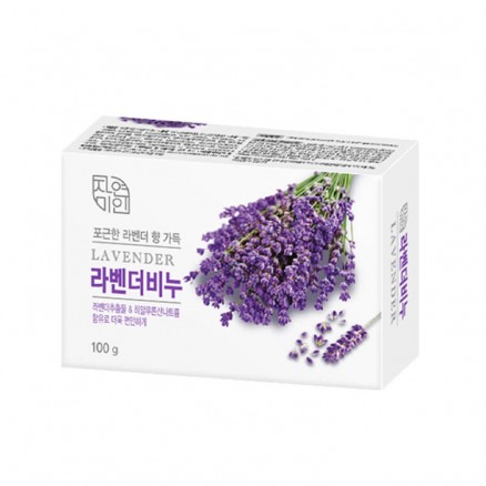 Косметическое мыло увлажняющее с лавандой Mukunghwa Lavender Beauty Soap