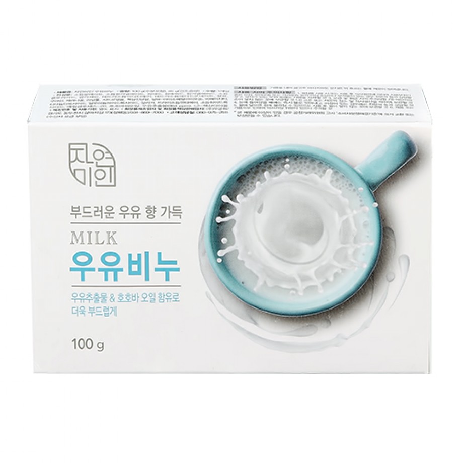 Косметическое мыло молочное для сухой кожи Mukunghwa Pure Milk Soap