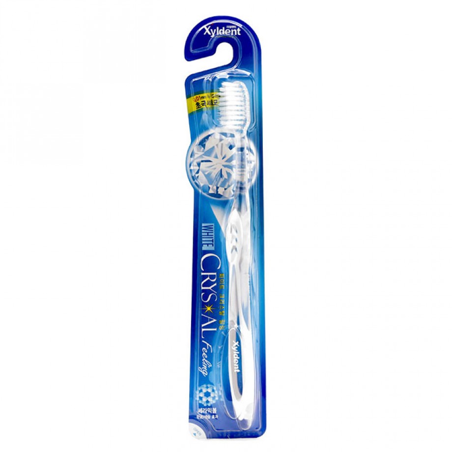 Зубная щетка с белыми нанокристаллами Mukunghwa Xyldent White Crystal Feeling Toothbrush