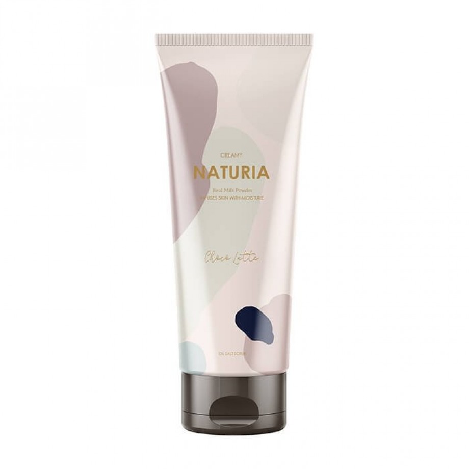 Скраб для тела кофейно-шоколадный NATURIA Creamy Oil Salt Scrub Choco Latte